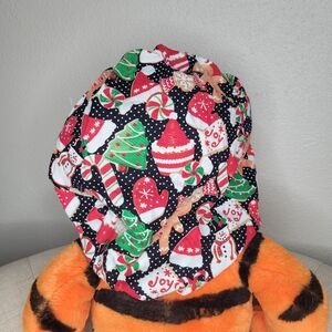 Festive Christmas Patterned Scrub Cap